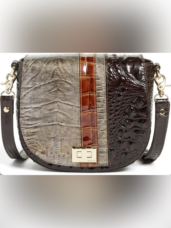 Brahmin Handbags - NWOT Brahmin Tillie Embossed Leather Crossbody Bag